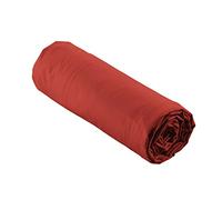 Douceur d'Intérieur – Drap housse Percaline Tomette – 180 x 200 cm – 100% percale de coton