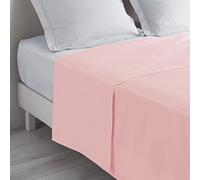 douceur d'intérieur, Drap Plat (180 x 290 cm) Lina Dragée, 100% Coton