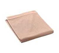douceur d'intérieur, Drap Plat (180 x 290 cm) Percaline Nude, Percale de Coton