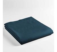 Douceur d'Intérieur – Drap plat Lina – 240 x 300 cm – 100% coton – Bleu