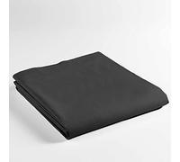 Douceur d'Intérieur Drap plat Lina 240 x 300 cm 100% coton Noir