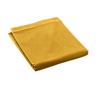 douceur d'intérieur, Drap Plat (240 x 300 cm) Percaline Curry, Percale de Coton