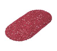 douceur d'intérieur, Fond de Baignoire (36 x 69 cm) Vitamine Sdb Framboise, PVC Uni