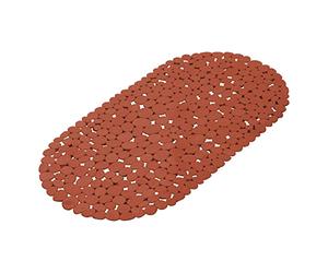douceur d'intérieur, Fond de Baignoire (36 x 69 cm) Vitamine Sdb Terracotta, PVC Uni