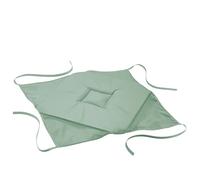 Douceur d'Intérieur, Galette 4 Rabats (40 x 40 x 3 cm) Essentiel Sauge, Polyester Uni