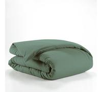 Housse de couette 140x200 cm LINA - Coton 57 fils Cèdre uni - Boutons pression