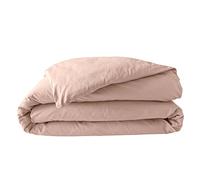 Douceur d'Intérieur Housse de couette Percaline 260x240 cm 100% percale de coton Nude