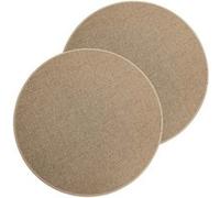 Douceur d'interieur - Lot de 2 sets de table tissés antidérapants - Beige Beige G