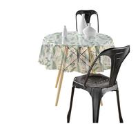 Douceur d'Intérieur Nappe Cristal Aurea Transparent PVC imprimé Diamètre 140 cm