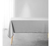 Nappe en Coton Mistraline 140x240cm Gris Chiné