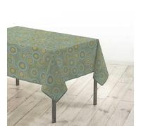 Nappe Imprimé Métallisé Eclipse 145x240cm Vert Sauge