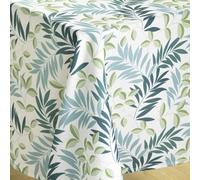 Douceur d'Intérieur, Nappe Rectangle (145 x 240 cm) Nedelia Sauge, Polyester Imprimé