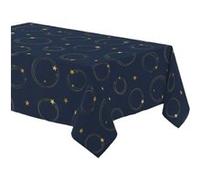 Douceur d'Intérieur Étoiles Scintillantes - 150x240 cm - Bleu et Or