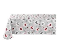 Douceur d'intérieur - Nappe rectangulaire antitache Plumette - 150 x 240 cm - Gris - Douceur d'intérieur Gris G