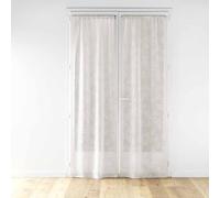 Douceur d'Intérieur – Paire de voilages passe-tringle Karla – 2 x 70 x 200 cm – Taupe