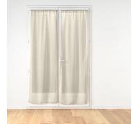 Douceur d'Intérieur, Paire Droite Passe-Tringle (2 x 70 x 240 cm) Carlin Lin, Voile Tissé