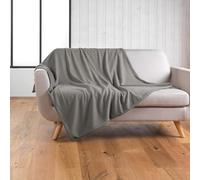 Douceur d'Intérieur – Plaid Bouclette Wooly – 180 x 220 cm – Gris