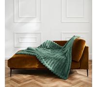 Douceur d'Intérieur, Plaid Doux, 125 x 150 cm, Boudoir, Cèdre, Polaire | Effet fourrure, idéal pour canapé et lit, chaud, confortable, facile d'entretien
