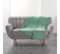 Plaid flanelle - 125 x 150 cm - Vert