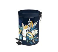 Douceur d'Intérieur, Poubelle à Pédale (3 L) Aramis, Métal Imprimé