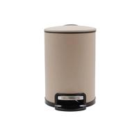 Poubelle de salle de bains avec fermeture silencieuse, 3 L, METALINE, beige