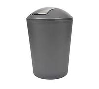 Douceur d'Intérieur Poubelle Vitamine II 5,6 L couvercle chromé plastique Anthracite