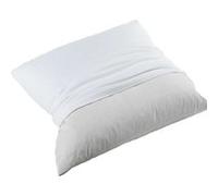 Douceur d'intérieur - Protège oreiller - Molleton 100% coton - 65 x 65 cm - Blanc - Douceur d'intérieur Blanc G