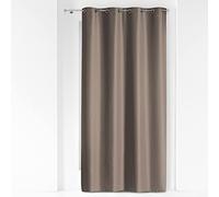 Douceur d'Intérieur Rideau A Oeillets 140 x 280 CM Polyester UNI Essentiel Taupe
