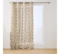 Douceur d'Intérieur, Rideau Décoratif, Œillets, 140 x 240 cm, Mickie | Noisette, motif imprimé, moderne, facile à installer avec 8 œillets, facile à entretenir, décoration pour salon et chambre