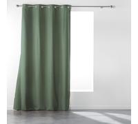 Douceur d'Intérieur, Rideau Occultant, Œillets, 135x240 cm, Tramina, Cèdre | Tissé, moderne, facile à installer avec 8 anneaux, facile à entretenir, décoration pour salon et chambre