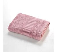 Douceur d'Intérieur Serviette de toilette Tendresse 50 x 90 cm éponge 100% coton Bois de rose