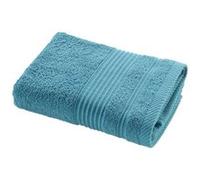 Douceur d'intérieur - Serviette de toilette DAYTA - Eponge unie 500 g/m² - 50 x 90 cm - Bleu paon - DAYTA Douceur d'intérieur Bleu G