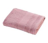 Serviette De Toilette En Éponge Unie Bois De Rose 50 X 90 Cm