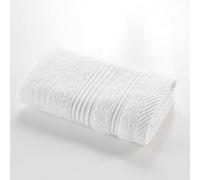 Douceur d'Intérieur – Serviette d'invité Tendresse – 30 x 50 cm – Éponge unie 100% coton – Blanc