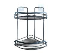 Serviteur de Douche Angle Filaire Premium 34cm Noir