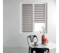 Douceur d'Intérieur, Store Enrouleur Jour et Nuit (60 x 90 cm) Daynight Taupe, Polyester