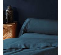 Douceur d'Intérieur - Taie de traversin Lina - 85 x 185 cm - 100% coton - Bleu