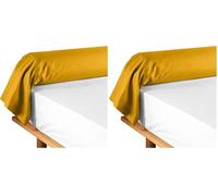 douceur d'intérieur, Taie de Traversin (85 x 185 cm) Lina Curry, 100% Coton (Lot de 2)