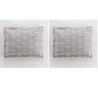douceur d'intérieur, Taie d'oreiller (50 x 70 cm) Aristide Naturel, 100% Coton (Lot de 2)