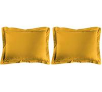 douceur d'intérieur, Taie d'oreiller (50 x 70 cm) Lina Curry, 100% Coton (Lot de 2)