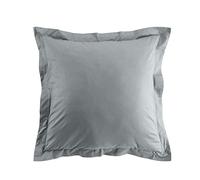 Taie d'oreiller Biolina en coton biologique gris 63x63 Gris G