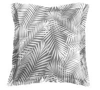douceur d'intérieur, Taie d'oreiller (63 x 63 cm) Botania Gris, 100% Coton