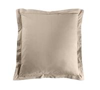 douceur d'intérieur, Taie d'oreiller (63 x 63 cm) Lina Sable, 100% Coton