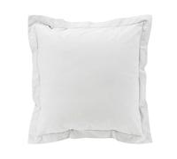Taie d'oreiller carrée 63x63 cm - Percale 100% coton Blanc Blanc G