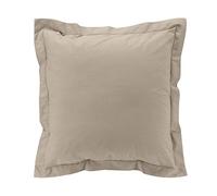 douceur d'intérieur, Taie d'Oreiller (63 x 63 cm) Percaline Sable, Percale de Coton
