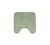 Douceur d'interieur - Tapis contour WC Berkeley - 45 x 45 cm - Vert - Berkeley