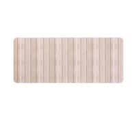 Douceur d'Intérieur, Tapis de Bain (50 x 120 cm) Calista Naturel, Ultra-Absorbant Imprimé