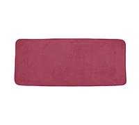 Douceur d'Intérieur, Tapis de Bain (50 x 120 cm) Vitamine Sdb Framboise, Microfibre Unie