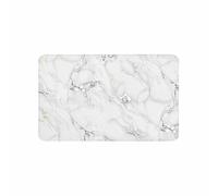 Tapis de Bain Venor Ultra-Absorbant - Effet Marbre Gris 50x80 cm
