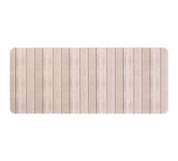 Tapis de bain ultra absorbant effet bois - 50 x 120 cm